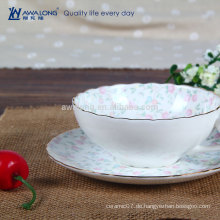 Ausgewählte Porzellan Fine Ceramic Pink Flower Bone China Kaffeetasse und Untertasse Set
